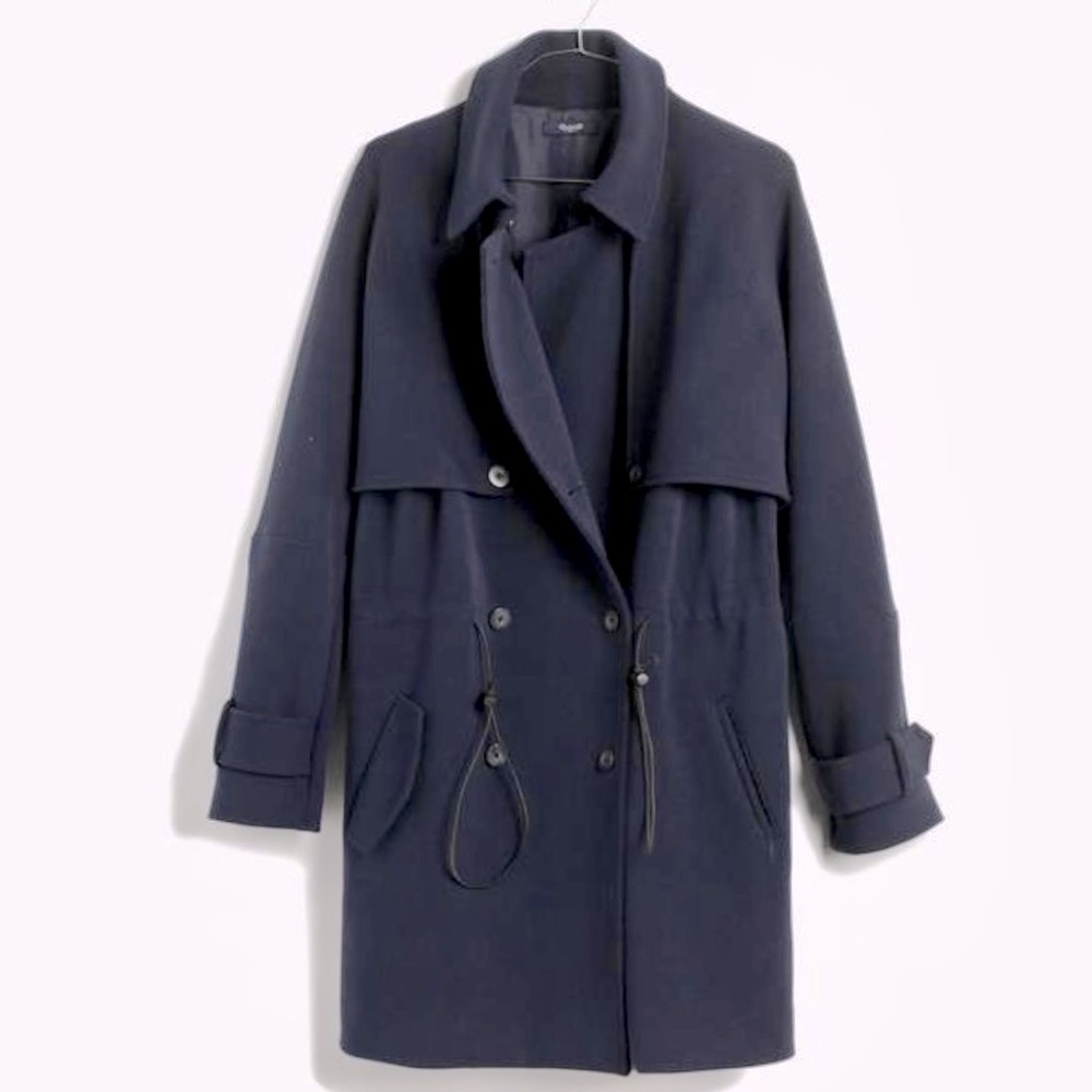 Madewell Travel Trench Coat Jacket